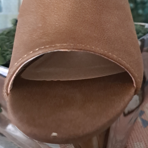 Wedge Open Toe Ankle Boot - Picture 3 of 4